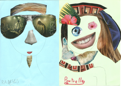 collages</br></br><h4>réalisés par des enfants dans le cadre d'un atelier</h4></br></br>Temps d'activité périscolaire</br>École primaire - Montpellier